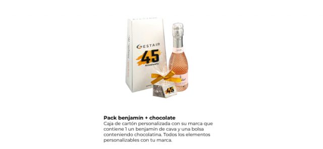Para celebrar a todo sabor - Pack benjamín + chocolate