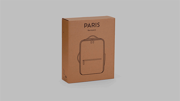 Embalaje de segunda vida - Paris Backpack