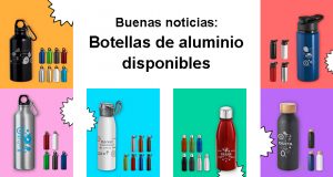 Buenas noticias: Botellas de aluminio disponibles
